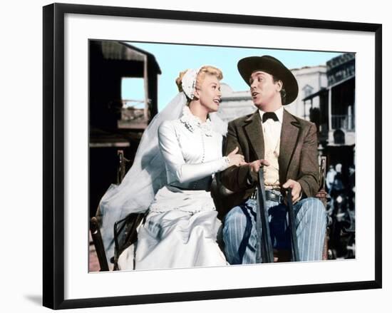 Calamity Jane, Doris Day, Howard Keel, 1953-null-Framed Photo