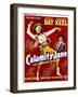 Calamity Jane, Doris Day, Howard Keel, (Belgian Poster Art), 1953-null-Framed Art Print