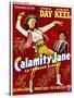 Calamity Jane, Doris Day, Howard Keel, (Belgian Poster Art), 1953-null-Stretched Canvas