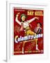 Calamity Jane, Doris Day, Howard Keel, (Belgian Poster Art), 1953-null-Framed Art Print