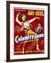 Calamity Jane, Doris Day, Howard Keel, (Belgian Poster Art), 1953-null-Framed Art Print