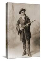 Calamity Jane in a Studio Portrait, Ca. 1885-null-Stretched Canvas