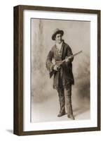 Calamity Jane in a Studio Portrait, Ca. 1885-null-Framed Photo