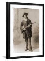 Calamity Jane in a Studio Portrait, Ca. 1885-null-Framed Photo