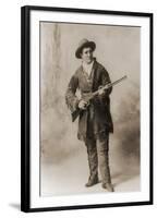 Calamity Jane in a Studio Portrait, Ca. 1885-null-Framed Photo