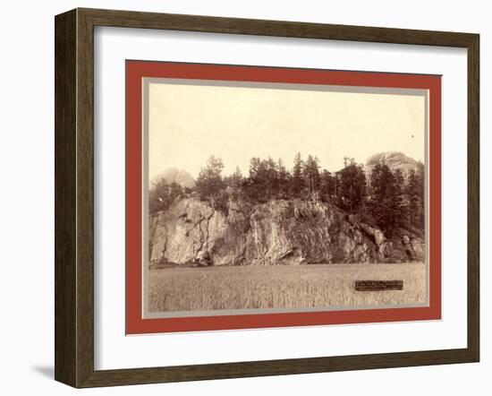 Calamity Peak. Near Custer, Named after Calamity Jane, the Most Noted Character in the Black Hills-John C. H. Grabill-Framed Giclee Print