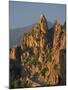 Calanche, White Granite Rocks, with Car on Road Below, Near Piana, Corsica, France, Europe-Tomlinson Ruth-Mounted Photographic Print