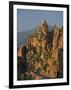 Calanche, White Granite Rocks, with Car on Road Below, Near Piana, Corsica, France, Europe-Tomlinson Ruth-Framed Photographic Print