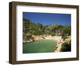 Calanque De Port-Pin, Cassis, Bouches-Du-Rhone, Cote D'Azur, Provence, France, Mediterranean-Tomlinson Ruth-Framed Photographic Print