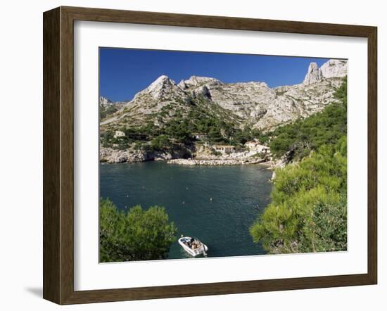 Calanque Sormiou, Near Marseille, Bouches-Du-Rhone, Provence, France, Mediterranean-John Miller-Framed Photographic Print