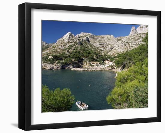 Calanque Sormiou, Near Marseille, Bouches-Du-Rhone, Provence, France, Mediterranean-John Miller-Framed Photographic Print