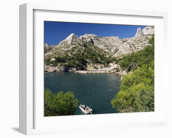 Calanque Sormiou, Near Marseille, Bouches-Du-Rhone, Provence, France, Mediterranean-John Miller-Framed Photographic Print