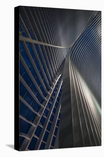 Calatrava lines at the blue hour-Jef Van den-Stretched Canvas