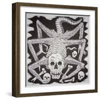 Calavera Huertista, c.1910-Jose Guadalupe Posada-Framed Giclee Print