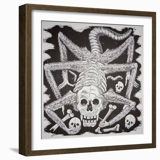 Calavera Huertista, c.1910-Jose Guadalupe Posada-Framed Giclee Print