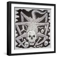 Calavera Huertista, c.1910-Jose Guadalupe Posada-Framed Giclee Print