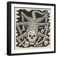 Calavera Huertista, C.1914, Printed 1930 (Photo-Relief Etching with Engraving)-Jose Guadalupe Posada-Framed Giclee Print