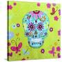 Calavera Sugar Skull II-Prisarts-Stretched Canvas