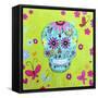 Calavera Sugar Skull II-Prisarts-Framed Stretched Canvas