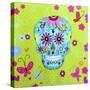 Calavera Sugar Skull II-Prisarts-Stretched Canvas