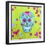 Calavera Sugar Skull II-Prisarts-Framed Giclee Print