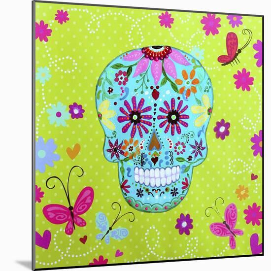 Calavera Sugar Skull II-Prisarts-Mounted Giclee Print