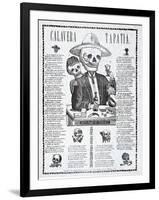 Calavera Tapatia, Published 1910-Manuel Manilla-Framed Giclee Print