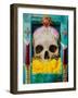 Calavera-Robert Valadez-Framed Art Print