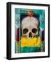 Calavera-Robert Valadez-Framed Art Print