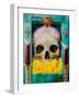 Calavera-Robert Valadez-Framed Art Print