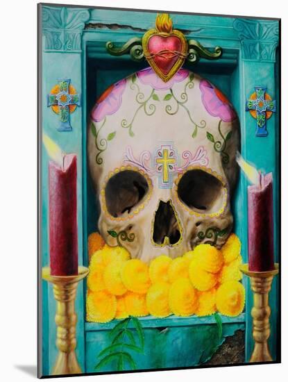 Calavera-Robert Valadez-Mounted Art Print