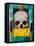 Calavera-Robert Valadez-Framed Stretched Canvas