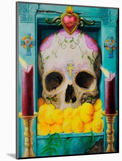 Calavera-Robert Valadez-Mounted Art Print