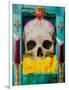 Calavera-Robert Valadez-Framed Art Print