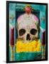 Calavera-Robert Valadez-Framed Art Print