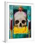 Calavera-Robert Valadez-Framed Art Print