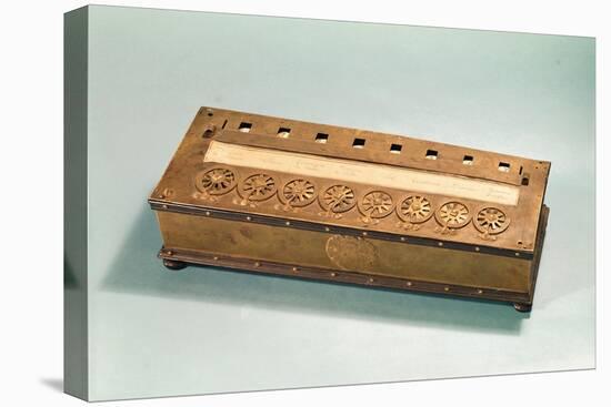 Calculating Machine Invented by Blaise Pascal (1623-62)-null-Stretched Canvas