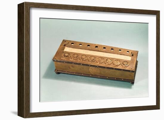 Calculating Machine Invented by Blaise Pascal (1623-62)-null-Framed Giclee Print