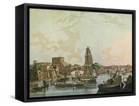 Calcutta, 1788-Thomas Daniell-Framed Stretched Canvas