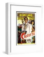 Calcutta, Alan Ladd, Gail Russell, William Bendix, June Duprez, 1947-null-Framed Photo