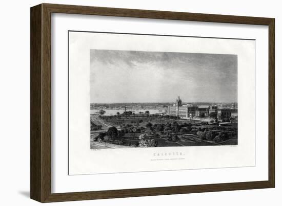 Calcutta, Capital of the Indian State of West Bengal, India, 19th Century-R Dawson-Framed Giclee Print