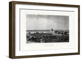 Calcutta, Capital of the Indian State of West Bengal, India, 19th Century-R Dawson-Framed Giclee Print