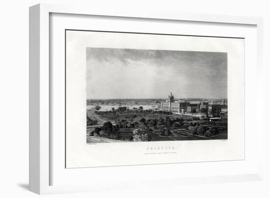 Calcutta, Capital of the Indian State of West Bengal, India, 19th Century-R Dawson-Framed Giclee Print