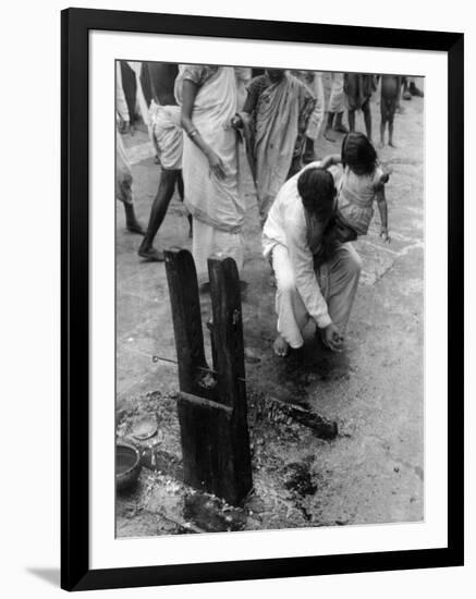 Calcutta Hindu Rite-null-Framed Photographic Print