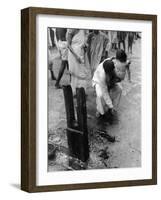 Calcutta Hindu Rite-null-Framed Photographic Print