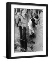 Calcutta Hindu Rite-null-Framed Photographic Print