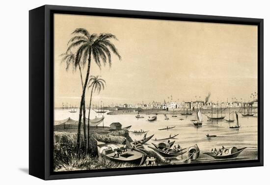 Calcutta, India, 1847-B Clayton-Framed Stretched Canvas