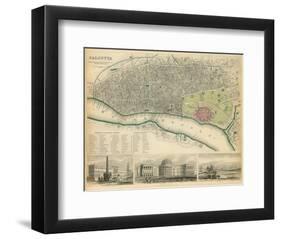 Calcutta, India, c.1842-null-Framed Art Print