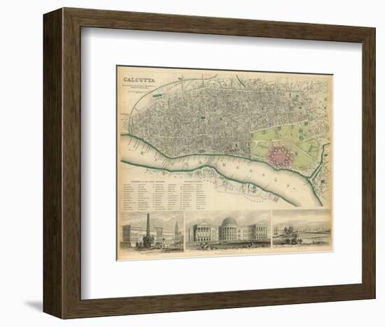 Calcutta, India, c.1842-null-Framed Art Print