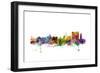 Calcutta (Kolkata) India Skyline-Michael Tompsett-Framed Premium Giclee Print